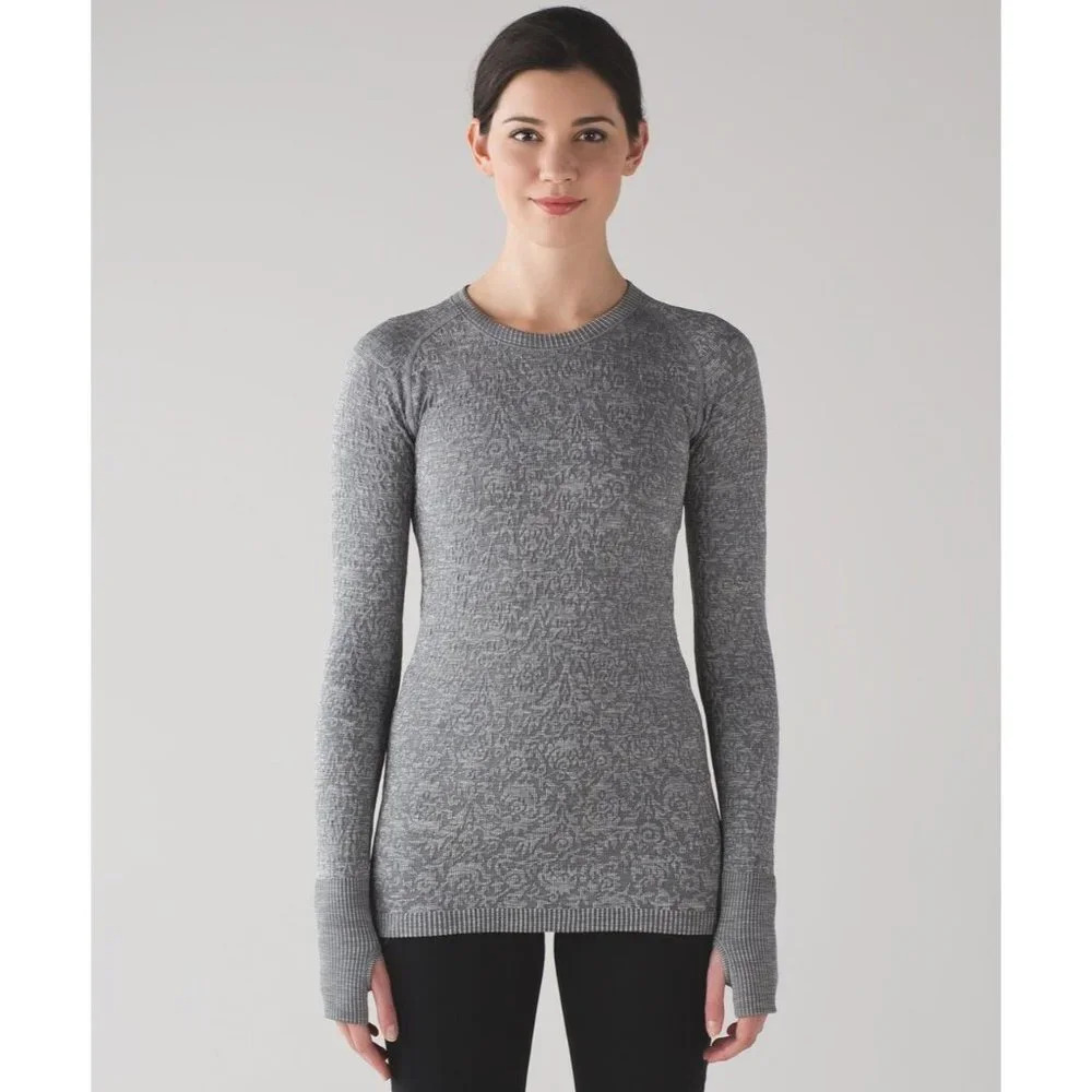 Lululemon Rest Less‎ Pullover in Heathered Slate